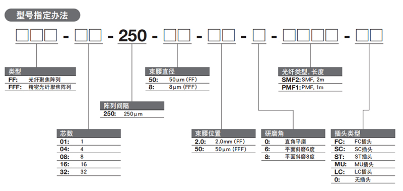 光纤聚焦器阵列